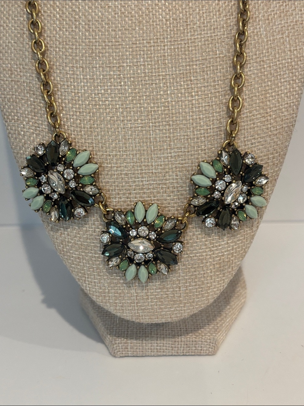 Crew Crystal Wildflower Statement Necklace